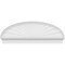 Ekena Millwork Elliptical Sunburst Architectural Grade PVC Combination Pediment, 58"W x 21-3/8"H x 2-3/4"P PEDPC058X215ELL01 - alternate 6